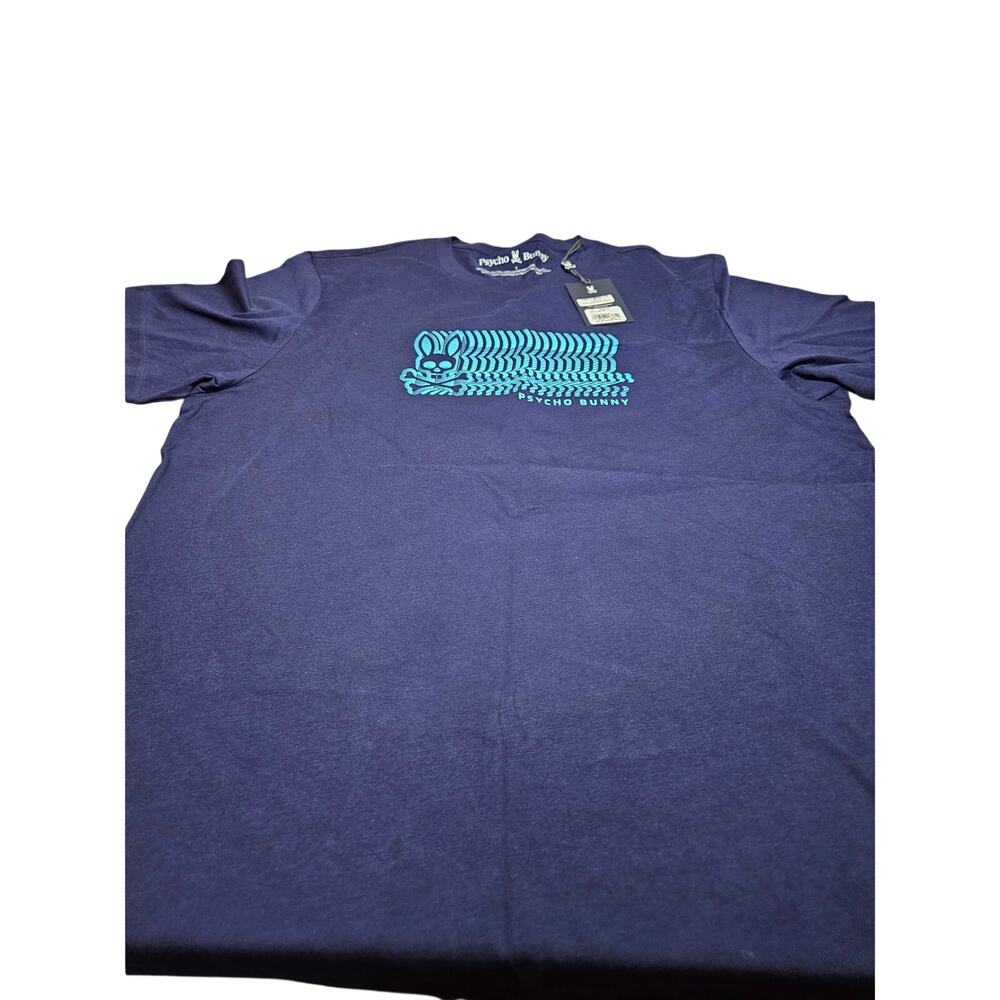 Psycho Bunny Arvo Sport T Shirt Navy/Blue Size 7 XL
